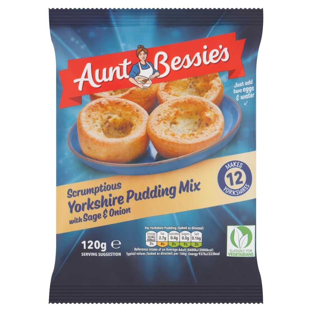 Aunt Bessie's Sage & Onion Yorkshire Pudding Mix - 120g