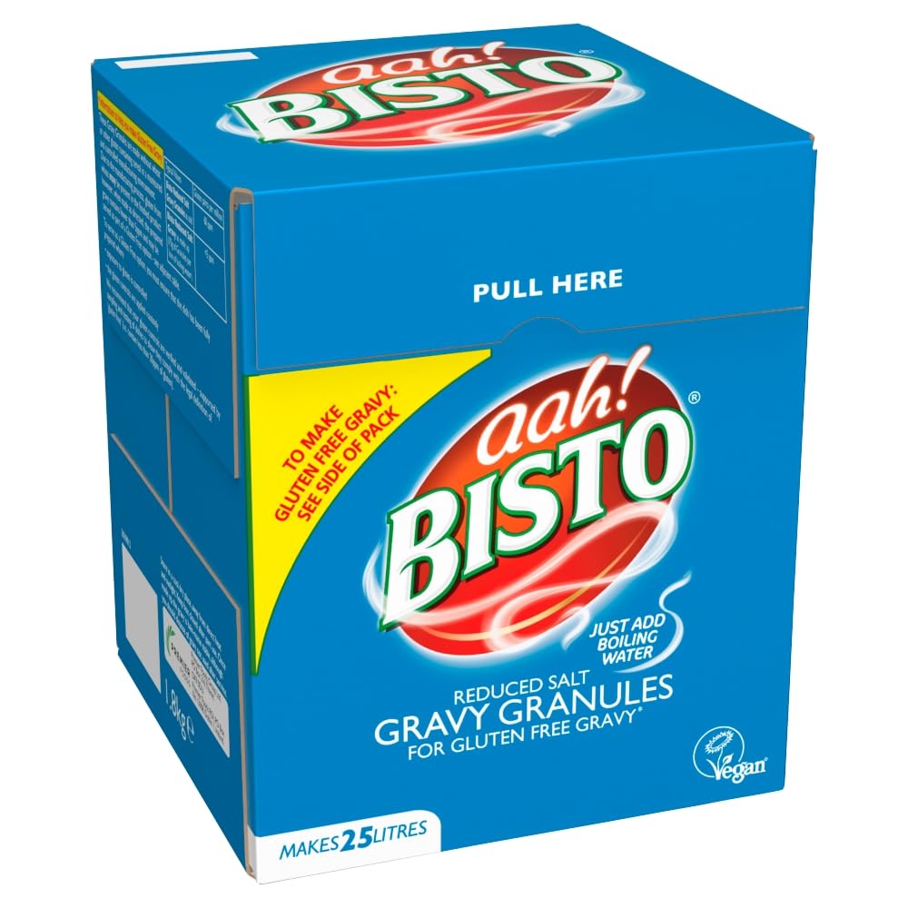 Bisto Gluten Free Reduced Salt Gravy Granules - 1.9kg Pack | Vegetarian & Vegan Friendly 5