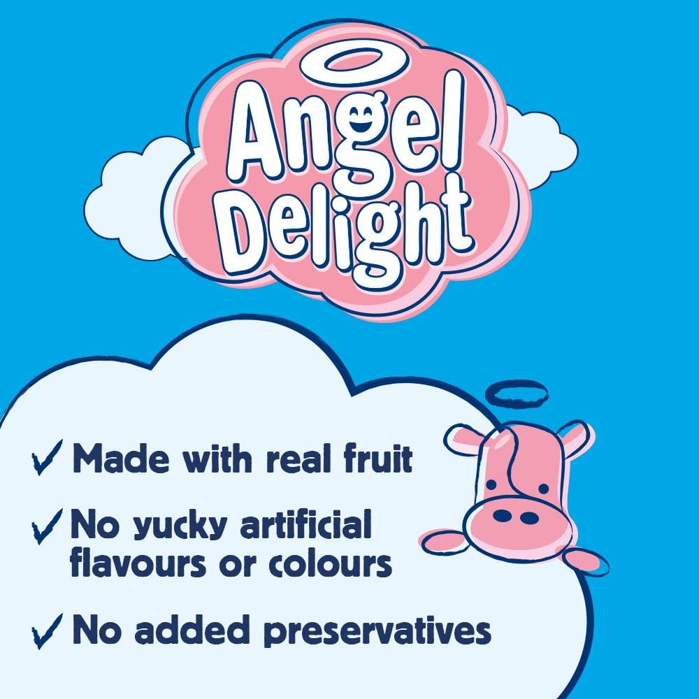 Angel Delight Strawberry Instant Dessert Mix - 600g 3