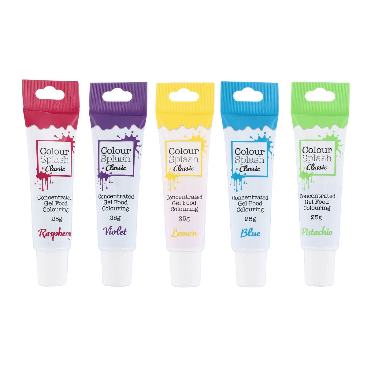 Colour Splash Unicorn Food Colouring Gel Set - 5 x 25g Tubes