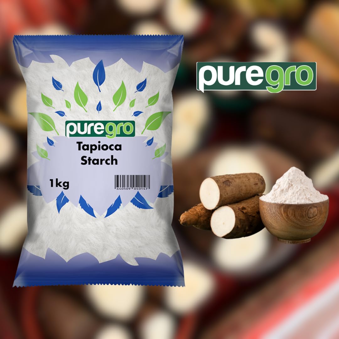 Puregro Tapioca Starch - High Thickening Power, Smooth & Fine Texture, 1kg 4