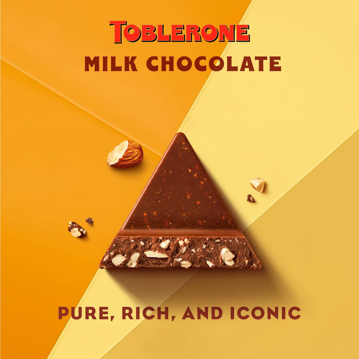 Toblerone Milk Chocolate, Honey & Almond Nougat Bar - 360g 8