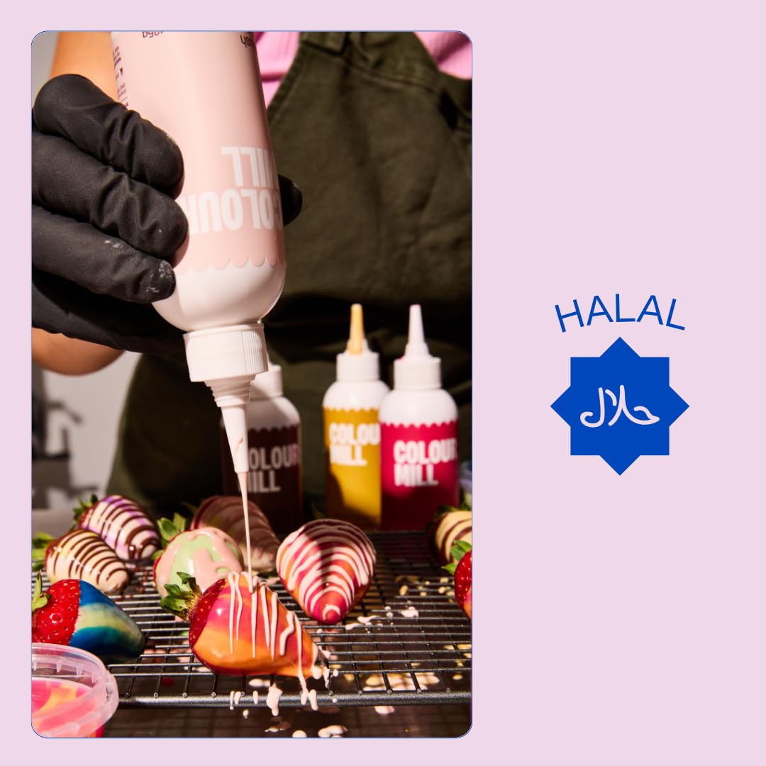 Colour Mill Choco Drip Yellow - Easy-Melt Chocolate Drizzle for Desserts | 125g 5