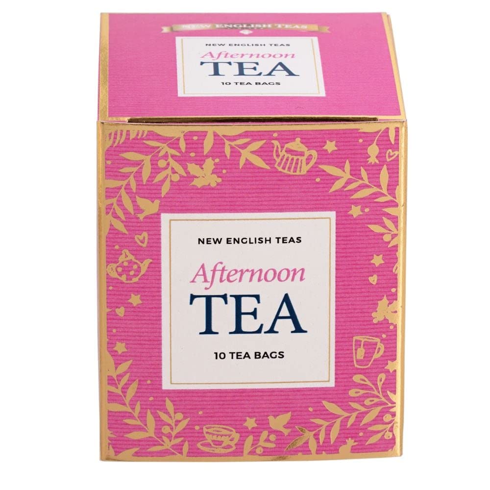 New English Teas Christmas English Afternoon Tea - 10 Teabags | Pink Carton 2