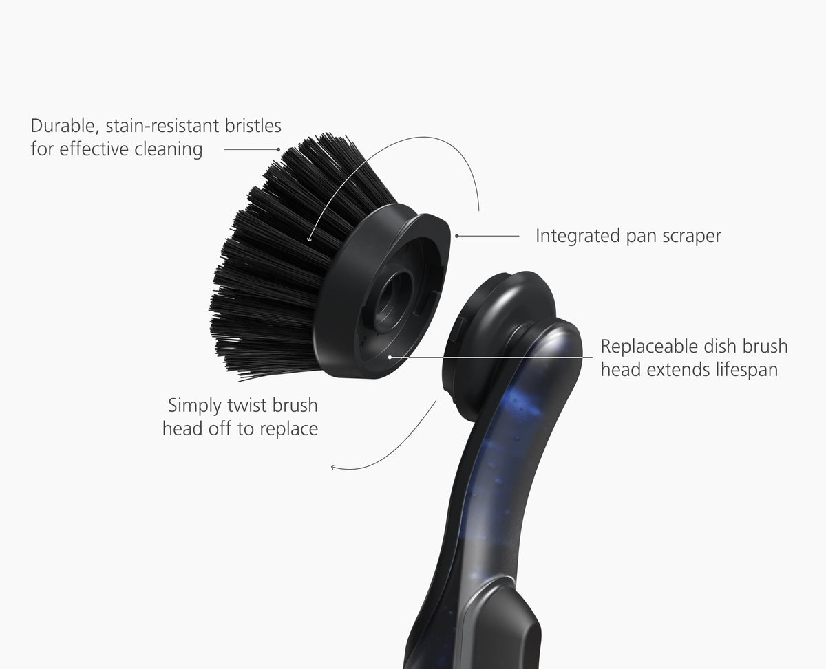Joseph Joseph SinkTech Refillable Soap-Dispensing Dish Brush with Replacement Head 5