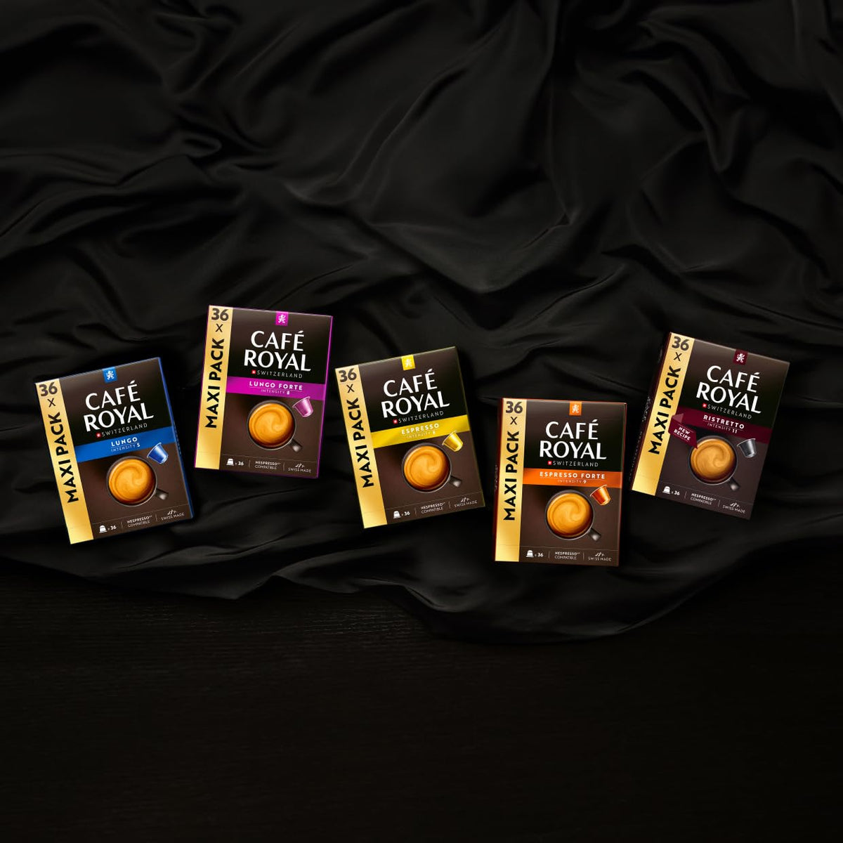 Café Royal Espresso - 36 Nespresso Compatible Capsules | Medium Roast | Intensity 6 7
