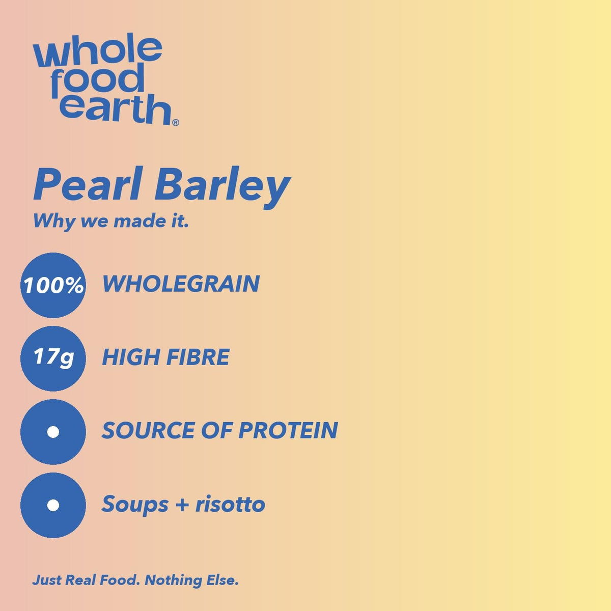 Wholefood Earth Organic Dried Pearl Barley - High Fibre, Vegan, 500g 5