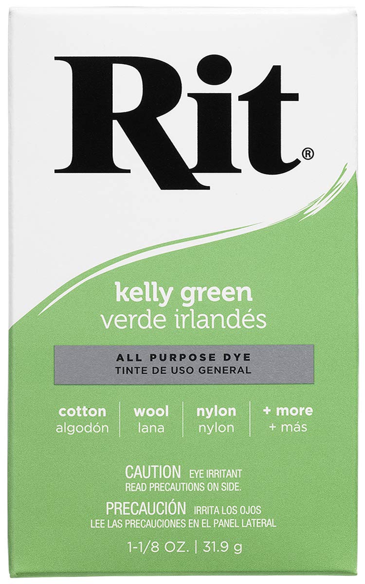 NAKOMA PRODUCTS Kelly Green Fabric Dye Powder - Vibrant Color for Cotton, Linen, Silk, Wool, Nylon | 35g 1