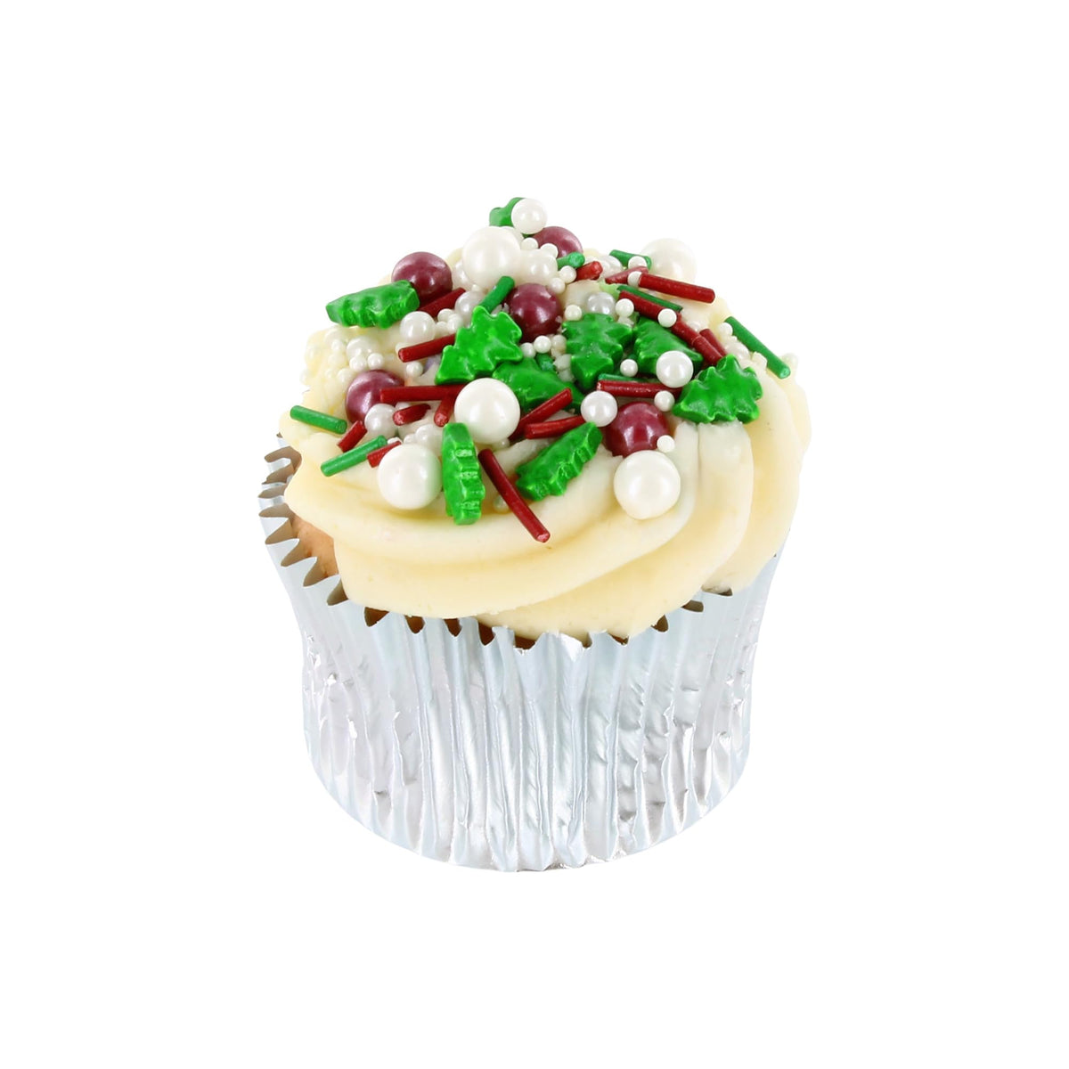 Baked With Love Christmas Tree Sprinkles - 100g | Edible Decorations | Resealable Bottle 3