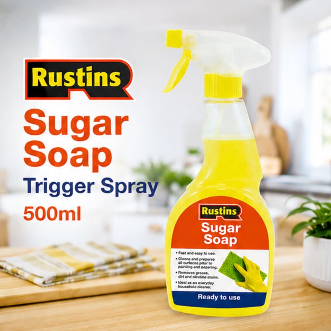 RUSTINS Sugar Soap Spray - All Purpose Cleaner, Concentrated, Unscented | 500 ml 4
