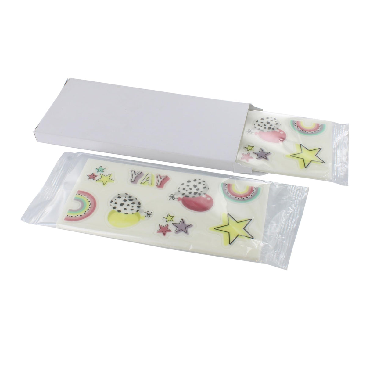 Culpitt Rainbow & Balloon Edible Cupcake Toppers - 32 Pack 7