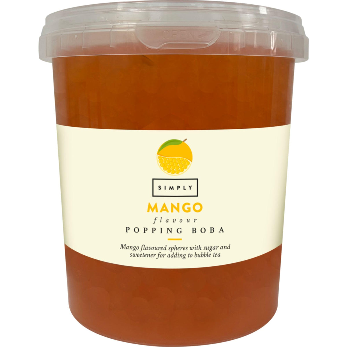 Simply Mango Popping Boba - 870g 1