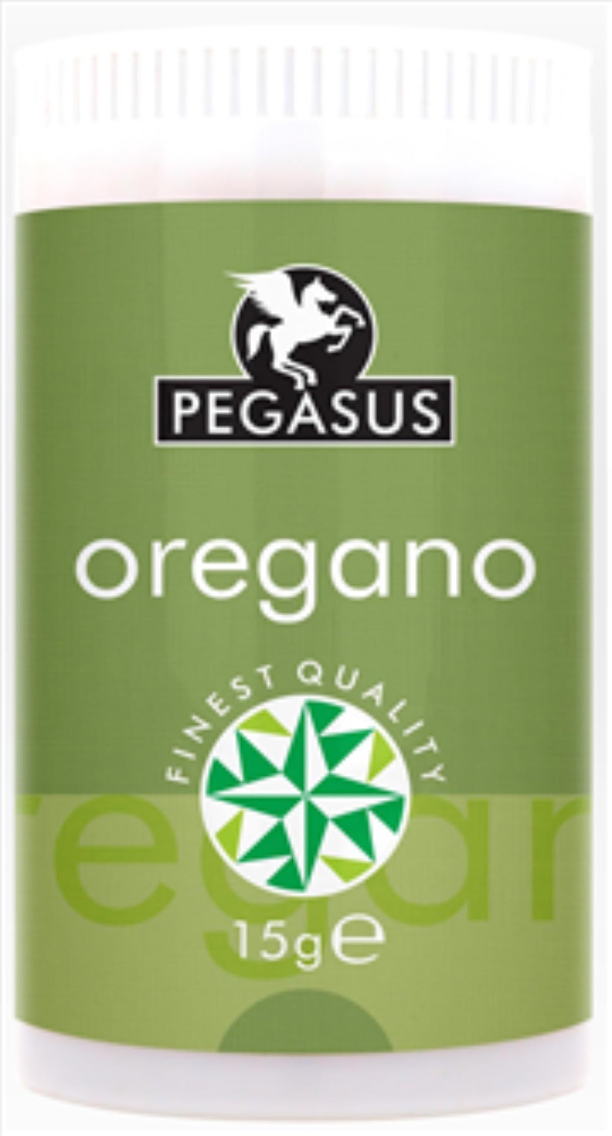 Pegasus Dried Oregano Leaves - 15g Jar | Premium Mediterranean Herb | Multi-Purpose Seasoning