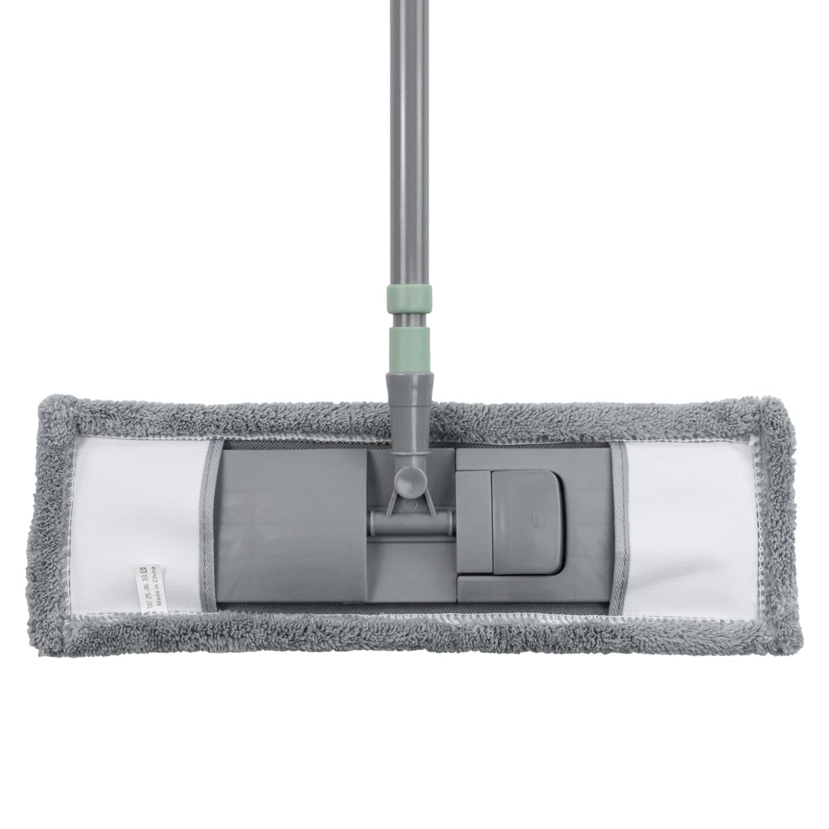 JVL Extended Microfibre Flat Mop - Machine Washable Head | Telescopic Handle | Grey 3