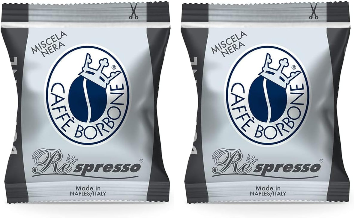 Caffè Borbone Black Blend Respresso Capsules - 100 Count | Nespresso Compatible | Intense Flavor 1