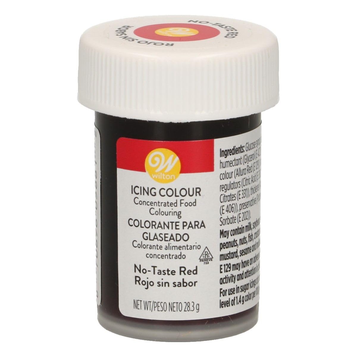 Wilton Red No Taste Gel Food Colouring - 28.3g Jar