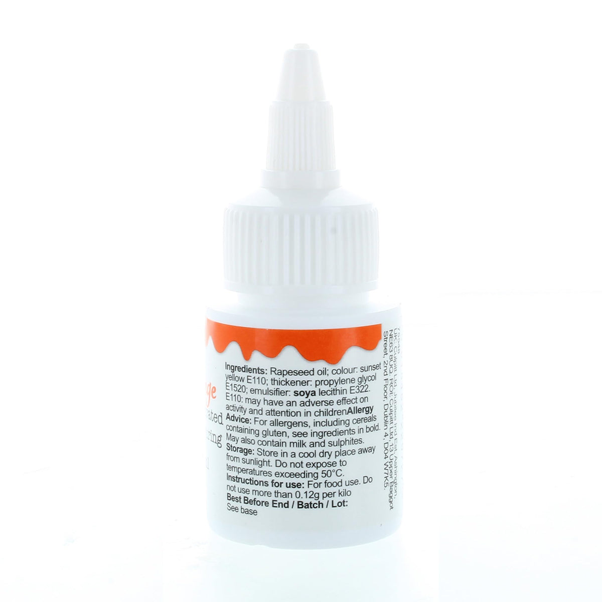 Colour Splash Oil Based Food Colouring - Orange, 30ml 6