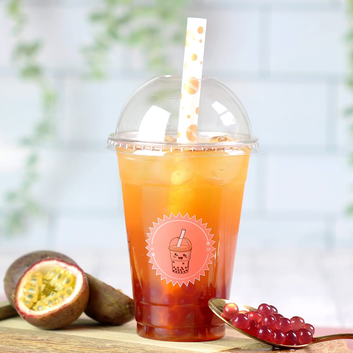 The TeaShed Passion Fruit Bubble Tea Syrup - 330ml | 11 Servings 2
