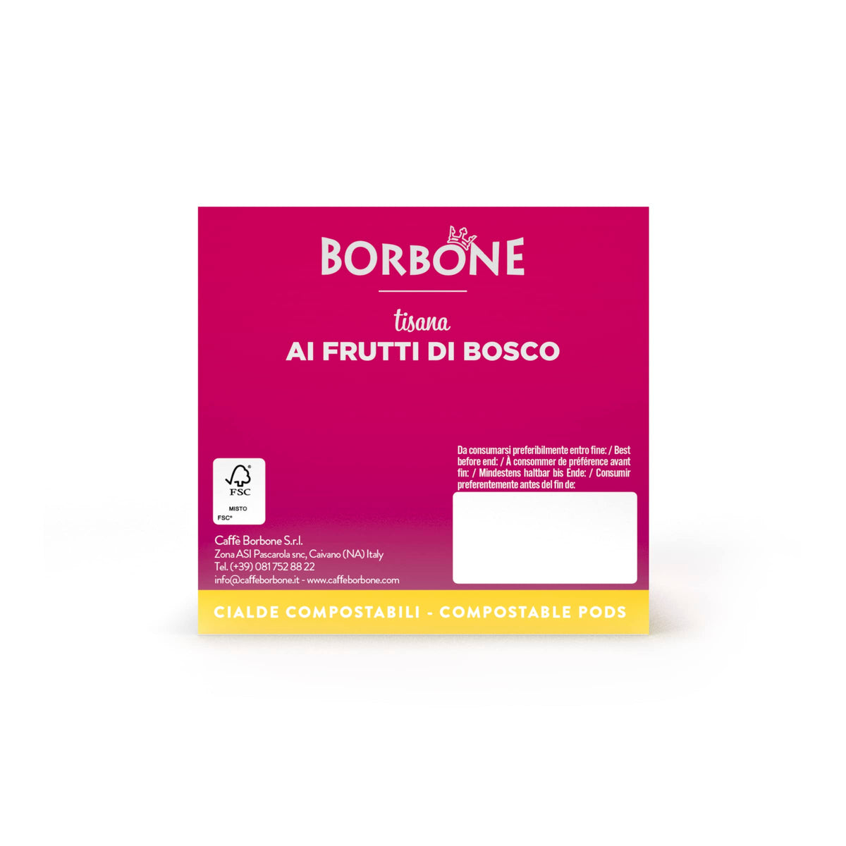Caffè Borbone Mixed Berries Infusion - 72 Pods | ESE System Compatible | Decaf Fruit Tea 7