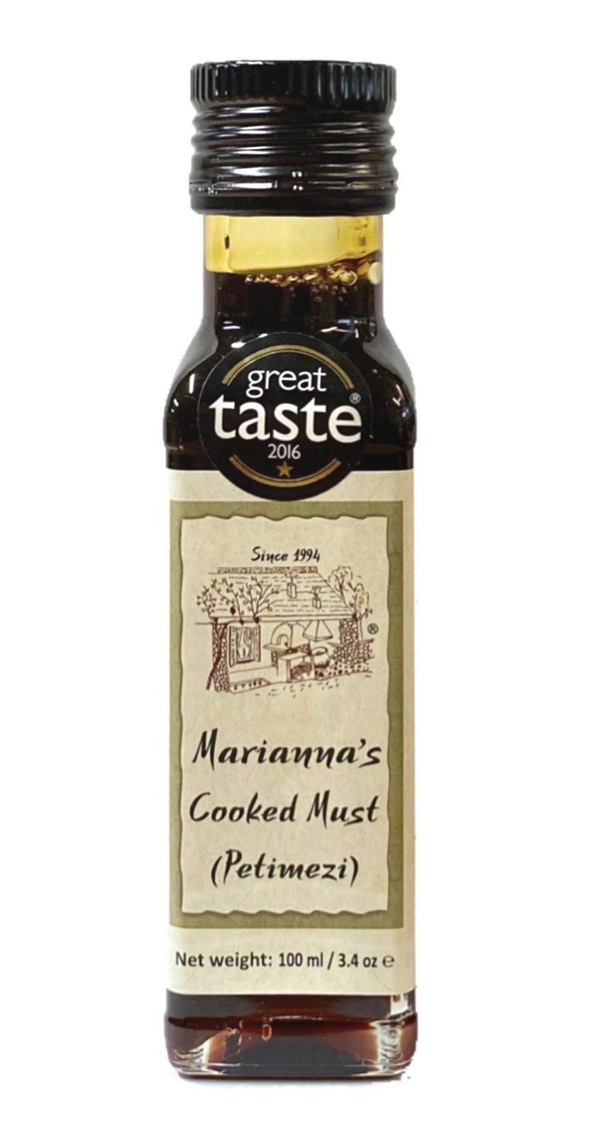 Marianna's Organic Grape Molasses - Natural Sweetener | 100ml