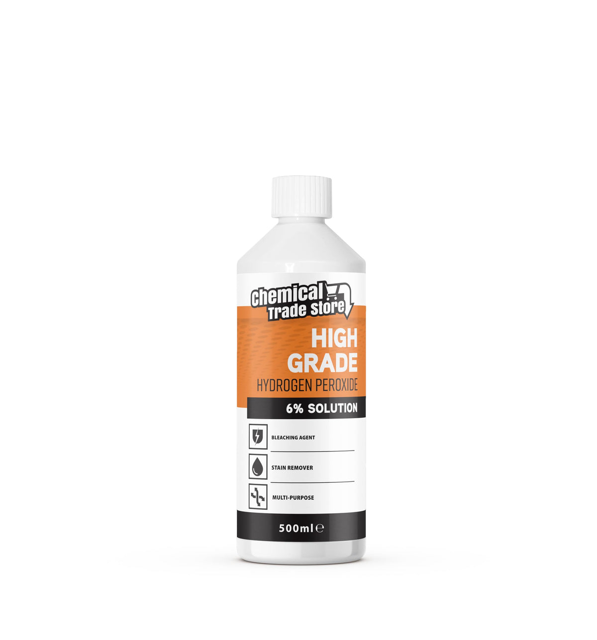 Chemical Trade Store Hydrogen Peroxide Solution 6% - 500ml All-Purpose Cleaner 1