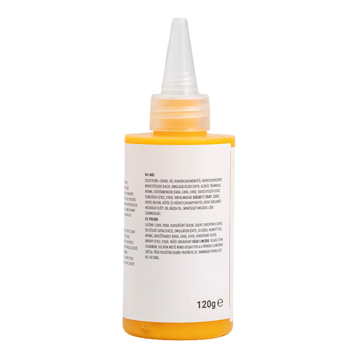 PME Yellow Biscuit Icing - Ready-to-Use Smooth & Vibrant Cookie Decorating Icing | 120g 6