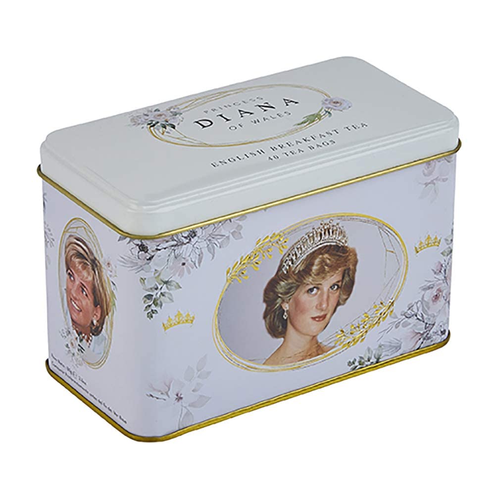 New English Teas Princess Diana Commemorative Tea Tin - 40 English Breakfast Teabags 1