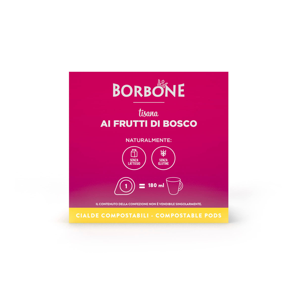 Caffè Borbone Mixed Berries Infusion - 72 Pods | ESE System Compatible | Decaf Fruit Tea 6