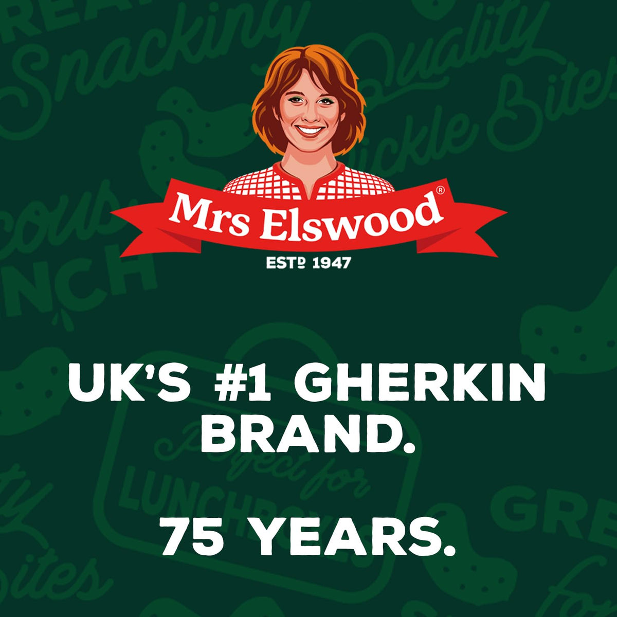Mrs Elswood Classic Pickle Bites - 50g Pouches (Pack of 12) 4