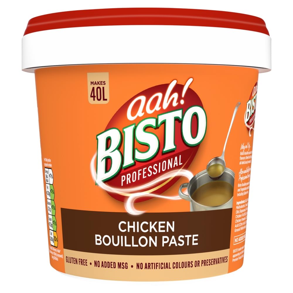 Bisto Chicken Bouillon Paste - Gluten Free, 1kg Tub