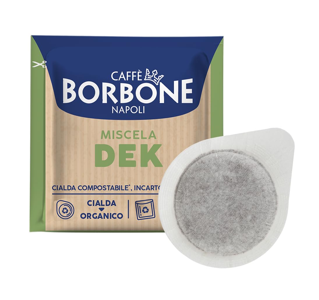 Caffè Borbone Dek Decaffeinated Coffee Blend - 100 Compostable ESE Pods