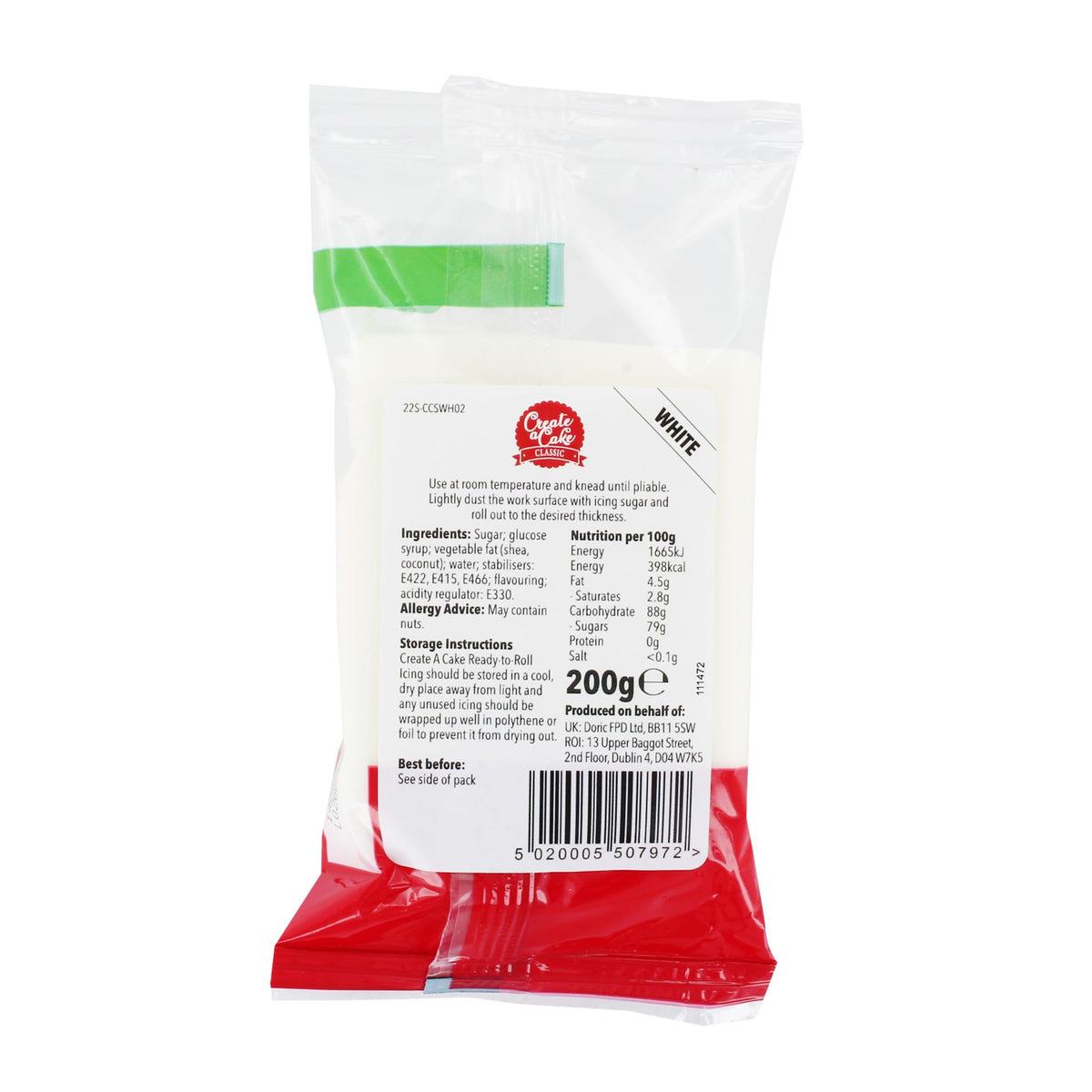 Create A Cake White Ready to Roll Fondant Icing - 1.6kg | Palm Free | Easy to Use 5