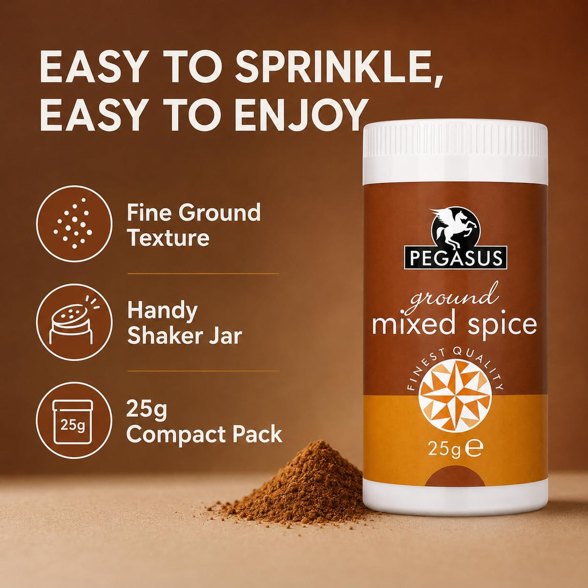 Pegasus Mixed Spice - Aromatic Indian Seasoning Blend, 25g Pack of 2 3