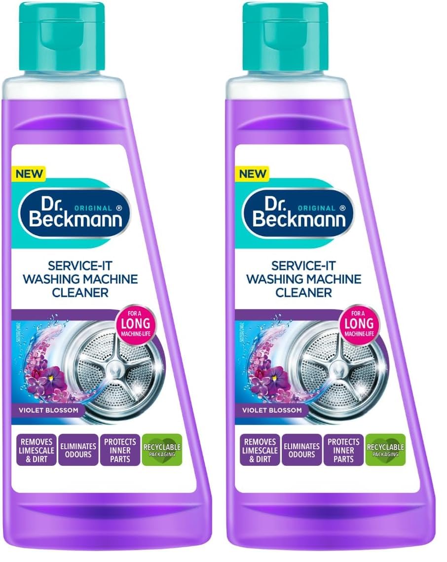 Dr. Beckmann Service-it Washing Machine Cleaner - Removes Limescale & Odours | 2 x 250ml