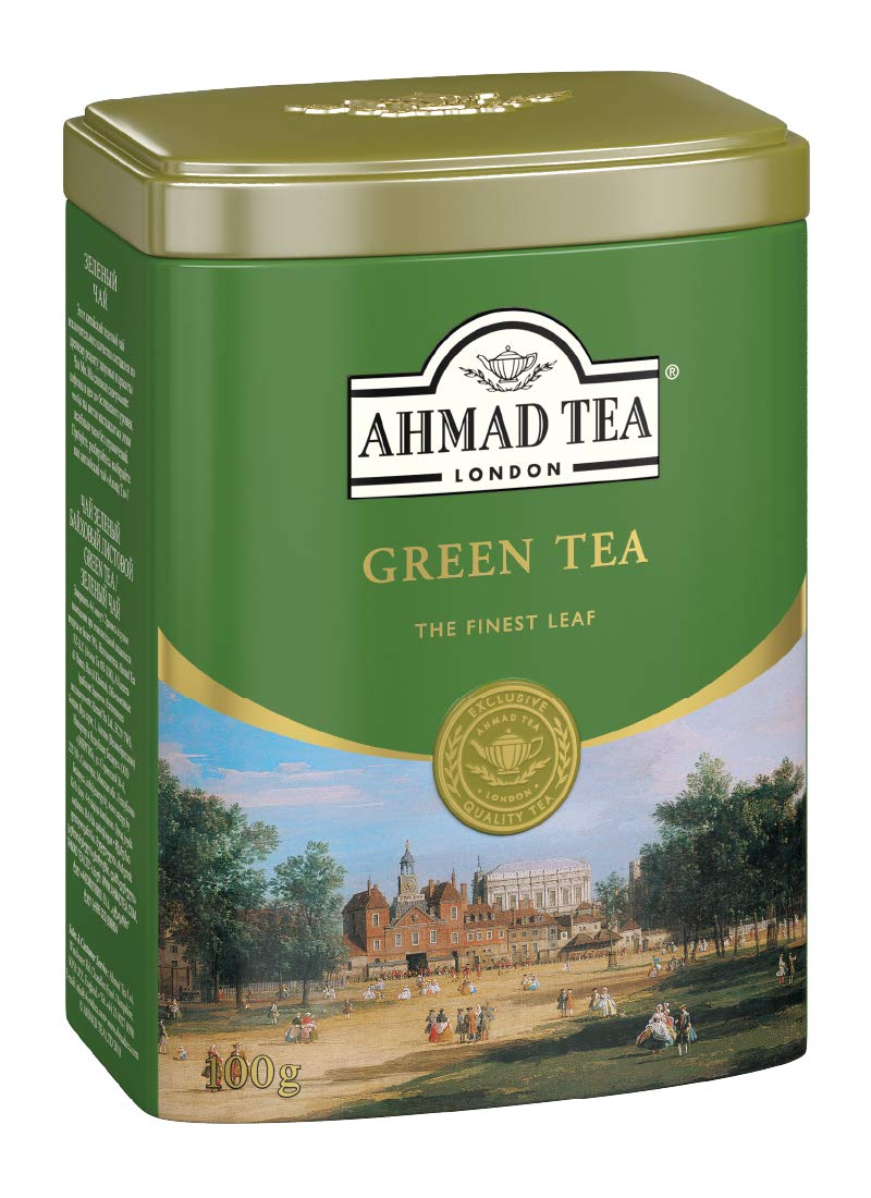 Ahmad Tea Green Tea Loose Leaves - 100g Caddy | Garden Fresh | Hand Plucked 9