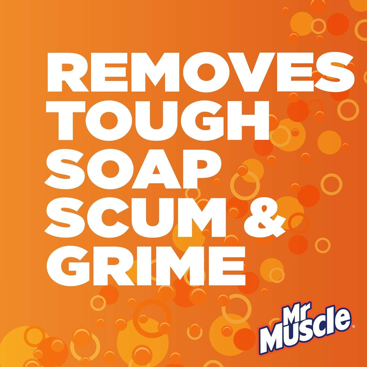 Mr Muscle Platinum Bathroom Cleaner - 100% Soap Scum Removal, Antibacterial, Mandarin Scent, 750ml 8