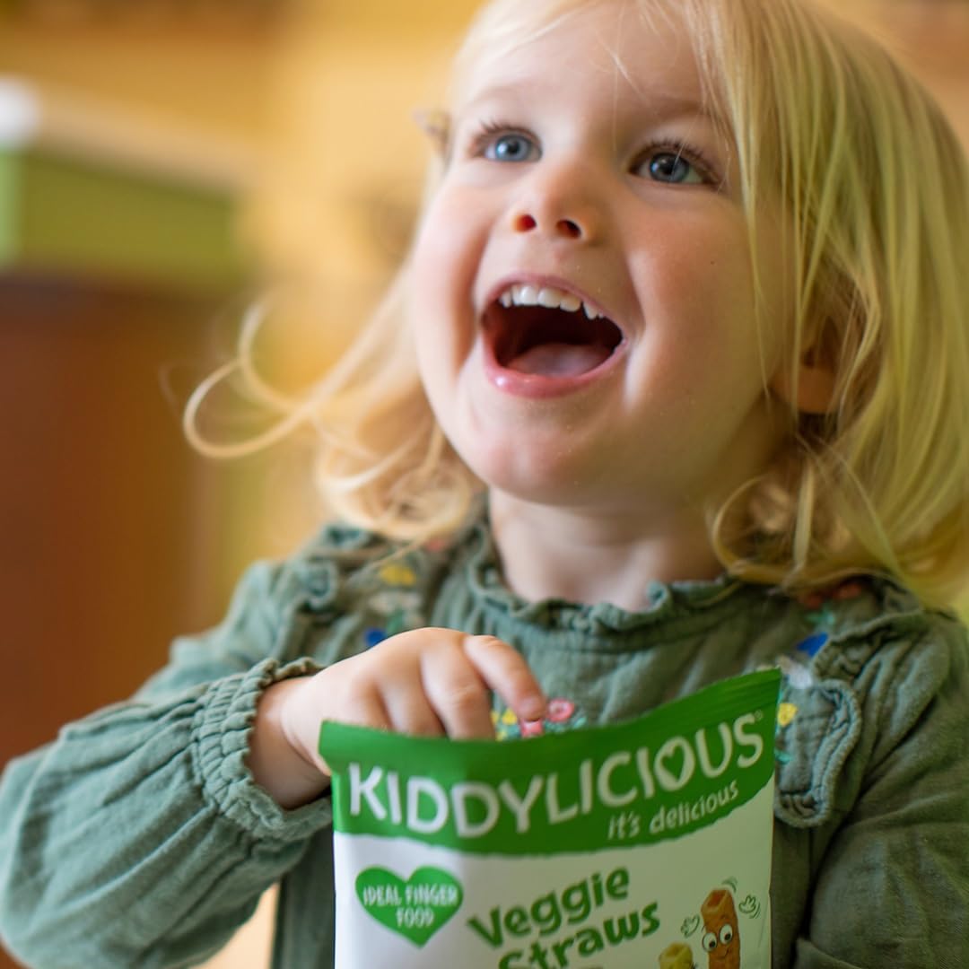 Kiddylicious Sour Cream & Chive Straws - Toddler Snacks | Gluten Free | Vegan | 4 Count 3