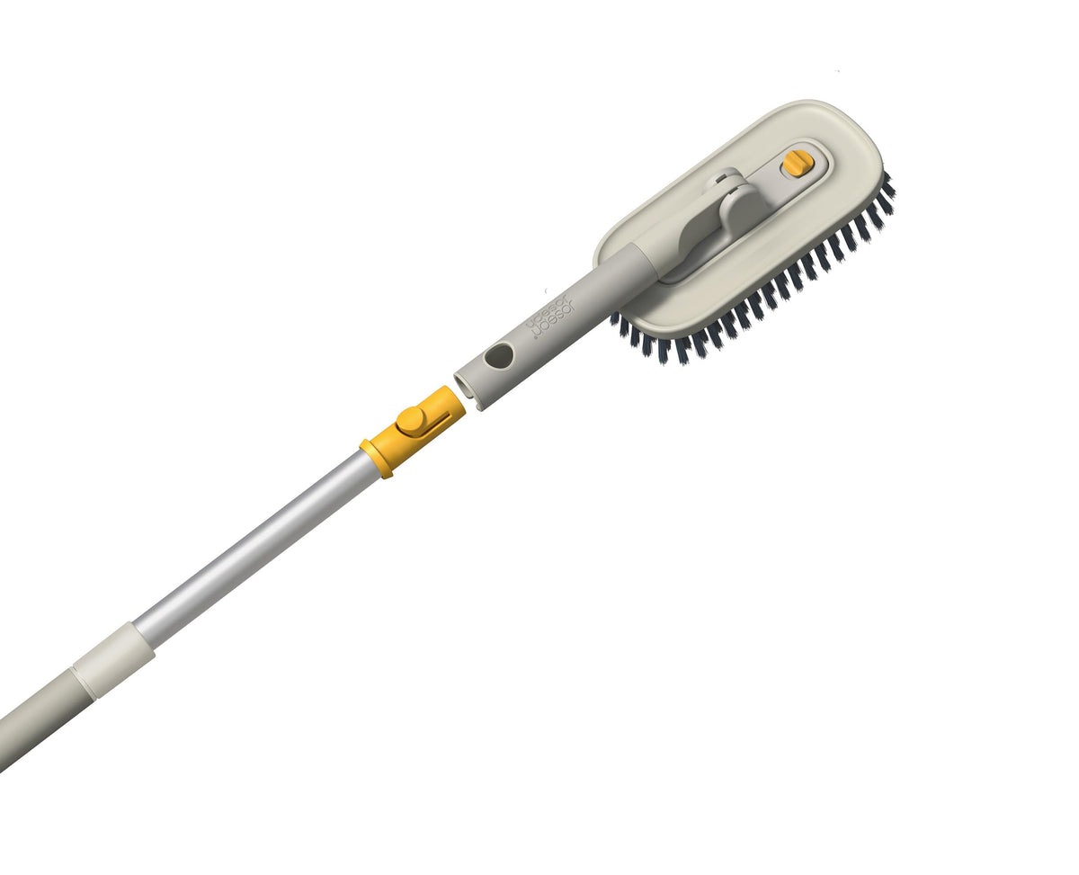 Joseph Joseph CleanTech Telescopic Extension Pole - Extends 61-86 cm | Aluminium Shaft | Clip-In Design
