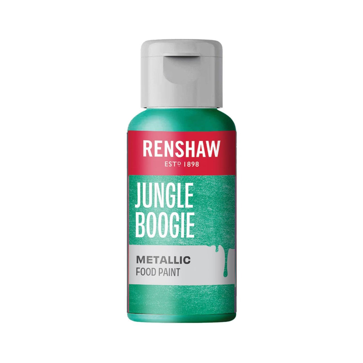 Renshaw Edible Metallic Food Paint - Jungle Boogie Green, 20g 1