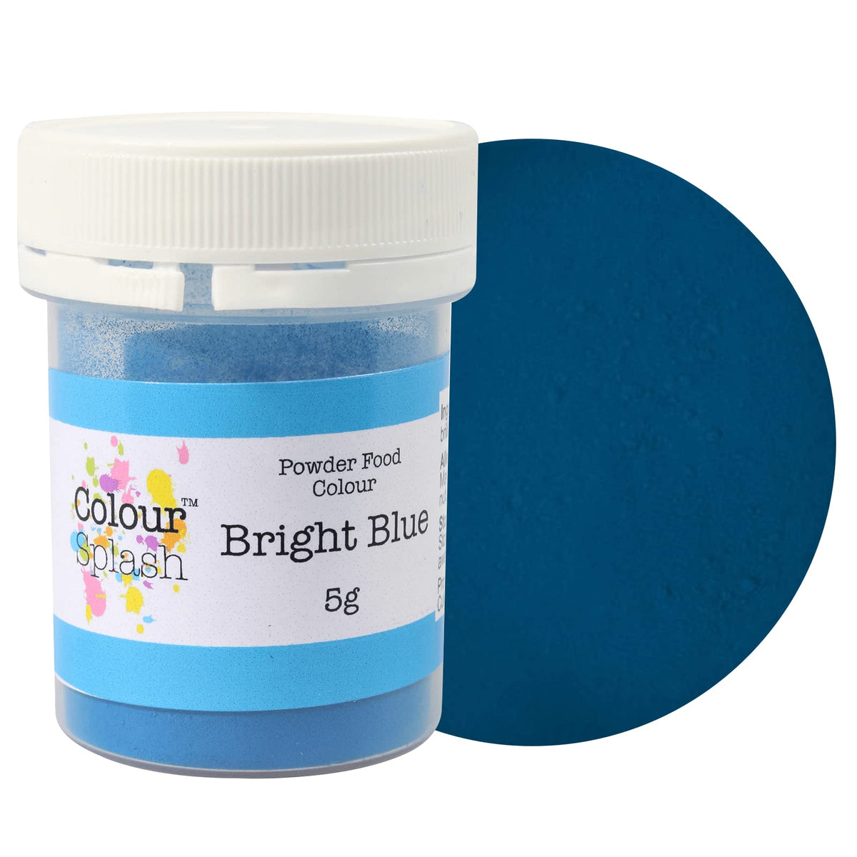Colour Splash Edible Food Colouring Dust - Matt Finish Powder | 5g | Brilliant Blue