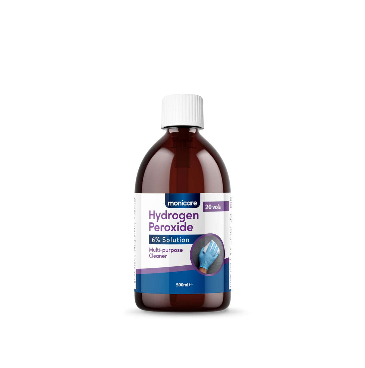 Monicare Hydrogen Peroxide 6% - All-Purpose Cleaner for Laundry & Household Use | 500 ml