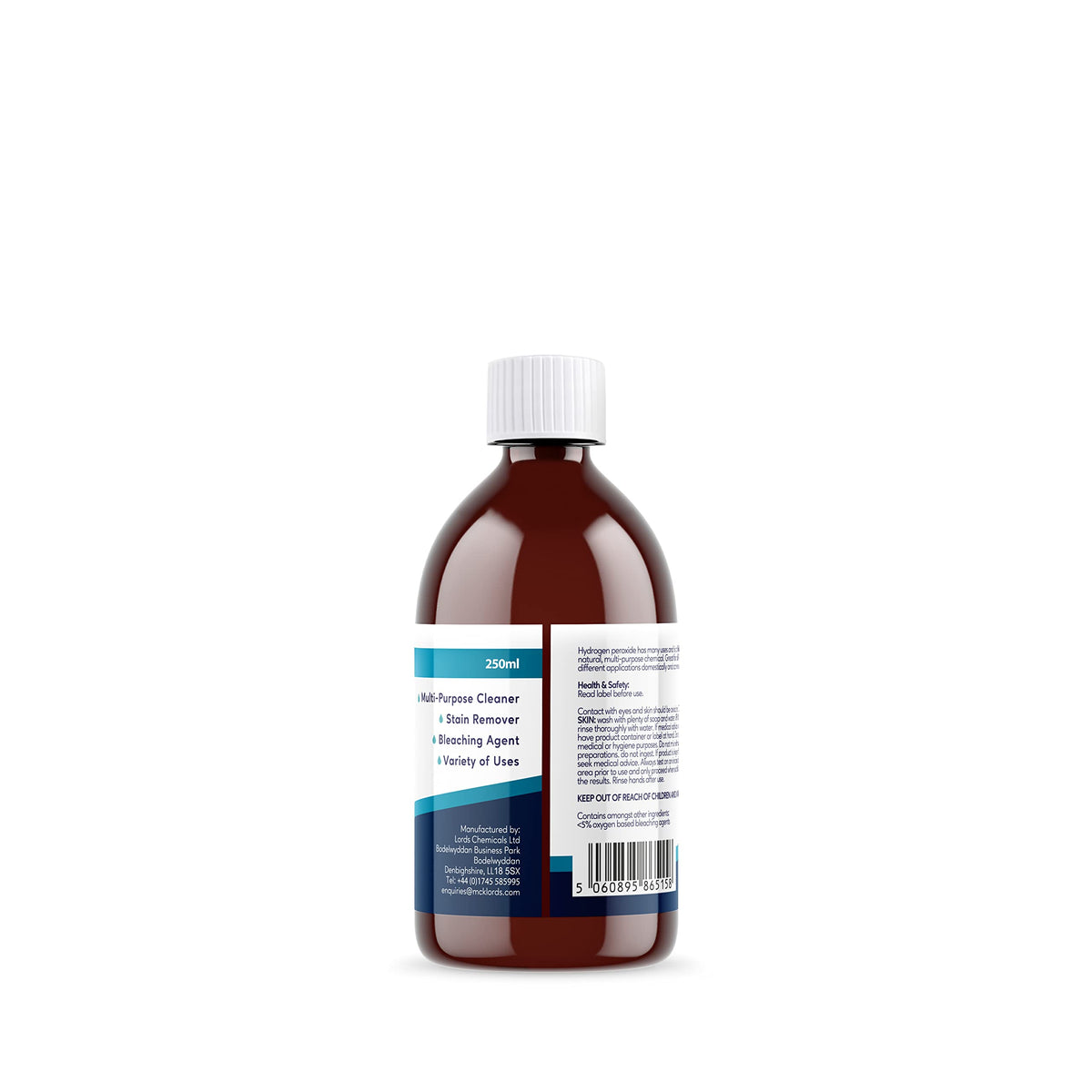 Monicare Hydrogen Peroxide 3% - 250ml All-Purpose Cleaner | Disinfectant | Stain Remover