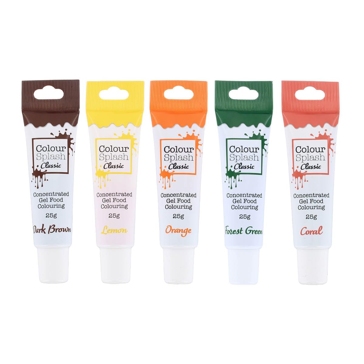 Colour Splash Naturals Food Colouring Gel Set - 5 Pack