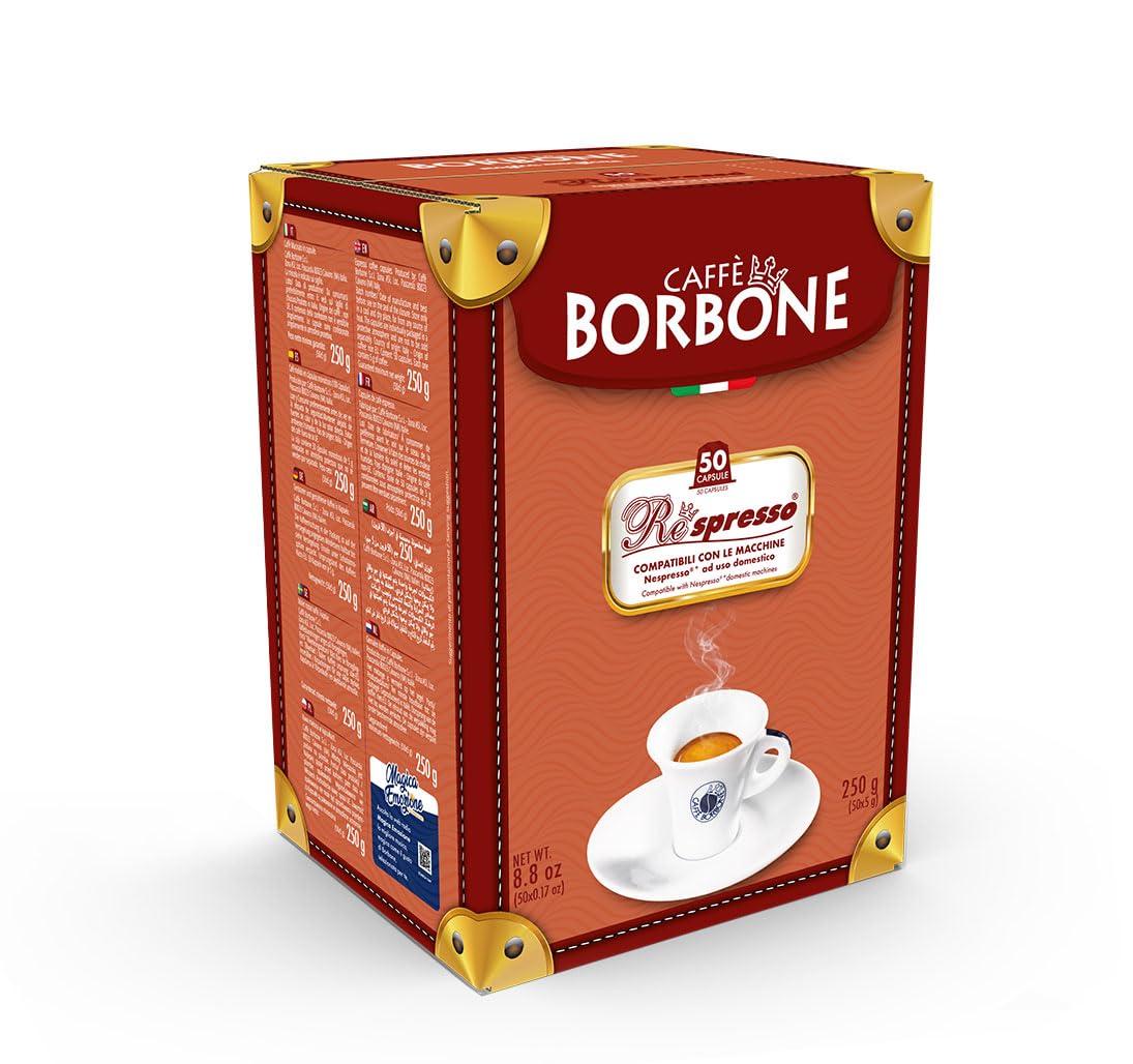 Caffè Borbone Respresso Light Blend Coffee Capsules - Pack of 50