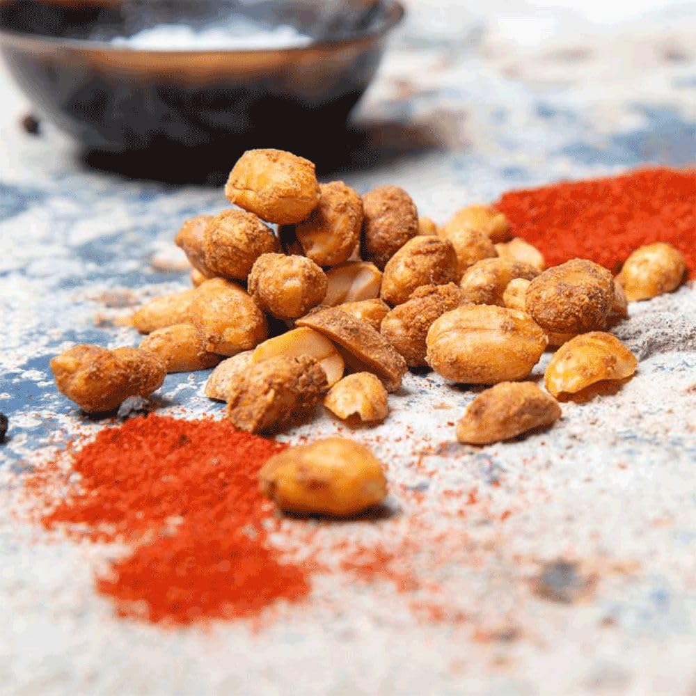 Mr Filbert's Dry Roasted Peanuts - Savoury Spice Blend, Vegan Friendly | 12 x 100g 3
