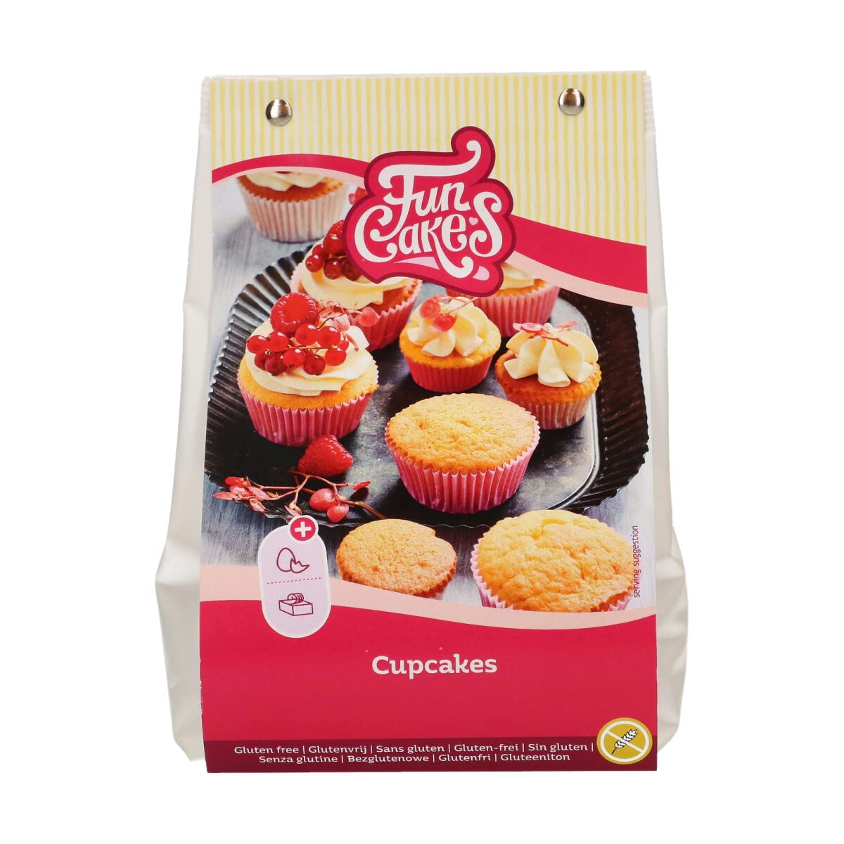 FunCakes Gluten Free Cupcake Mix - 500g | Vanilla Flavor | Easy Baking