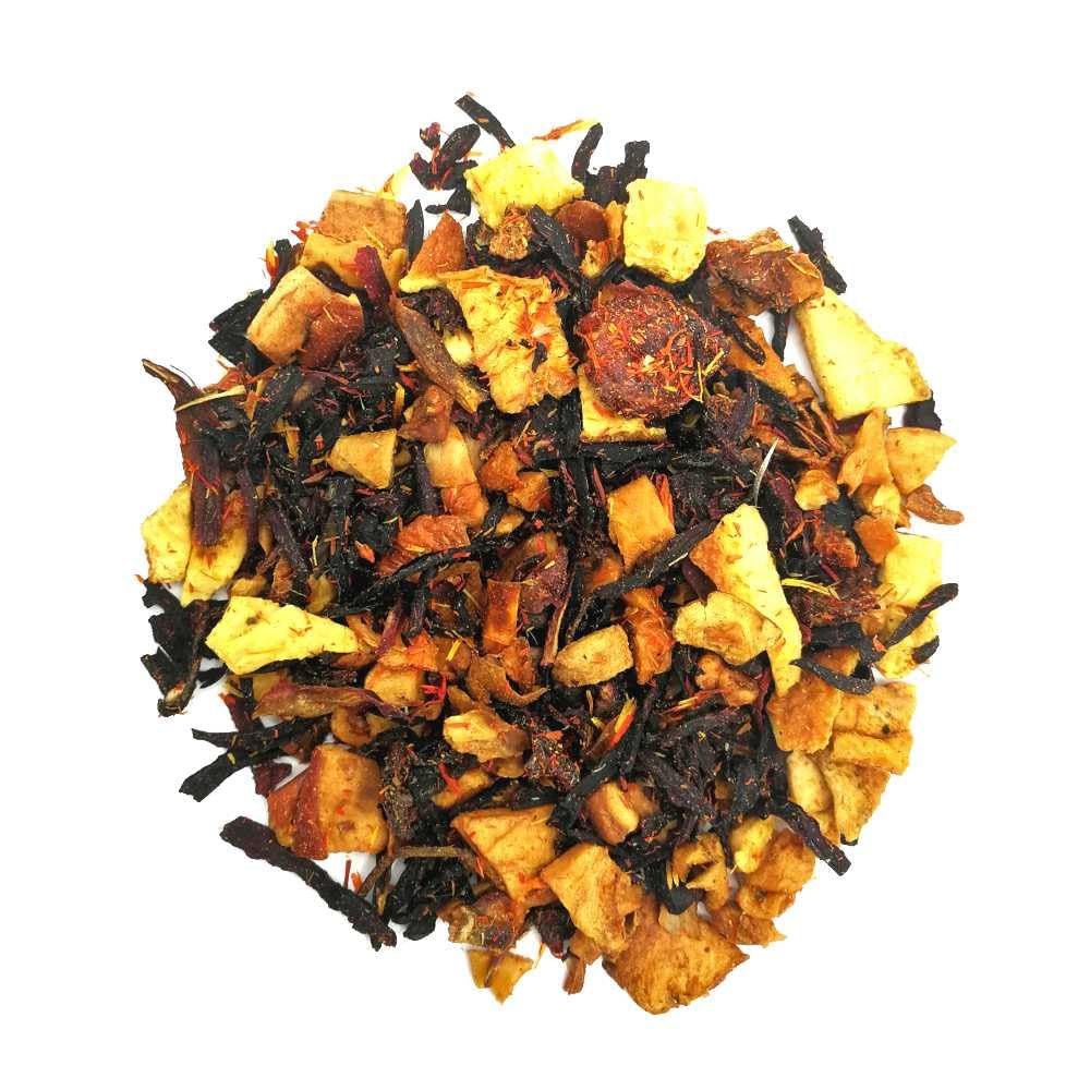 Tea People Blood Orange Fruit Tea - Caffeine-Free Infusion, 125g Loose Leaves