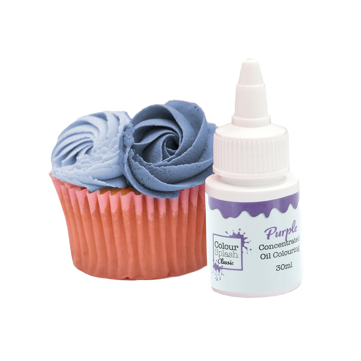 Colour Splash Oil Based Food Colouring - Purple | 30ml Bottle
