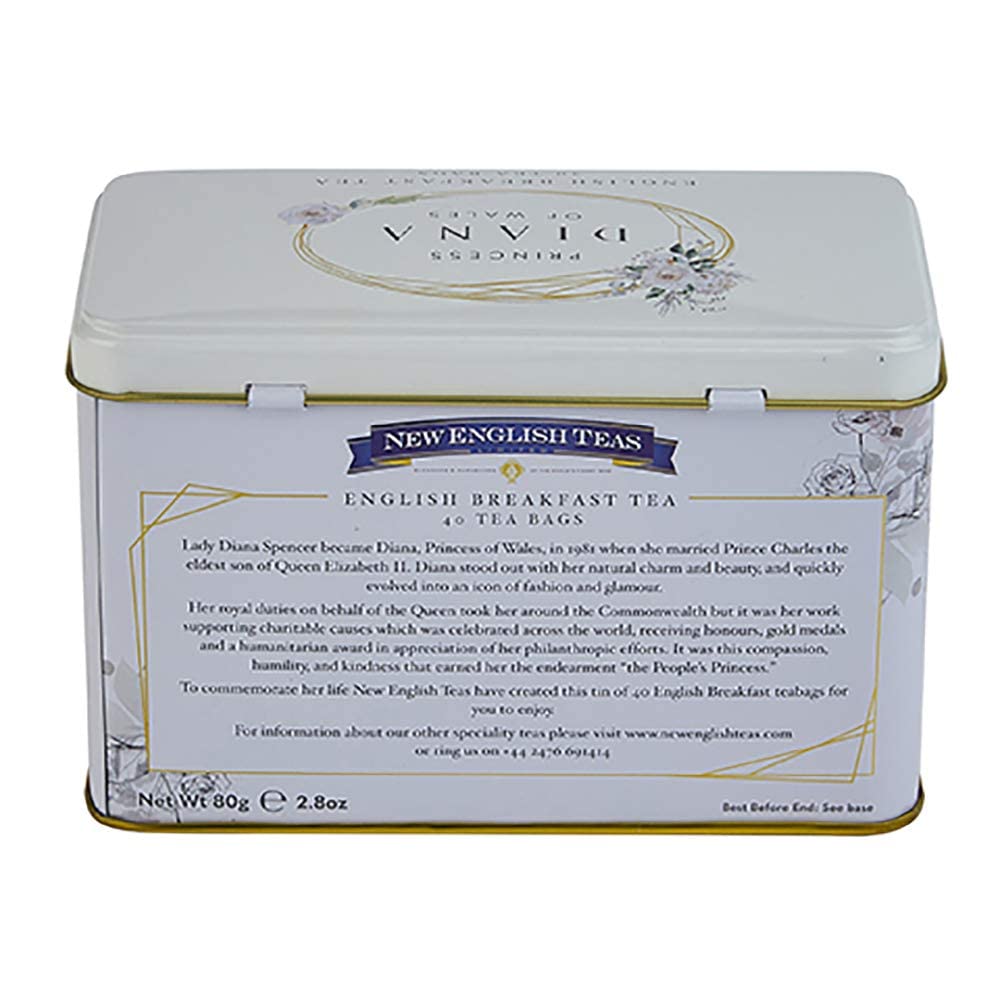 New English Teas Princess Diana Commemorative Tea Tin - 40 English Breakfast Teabags 5