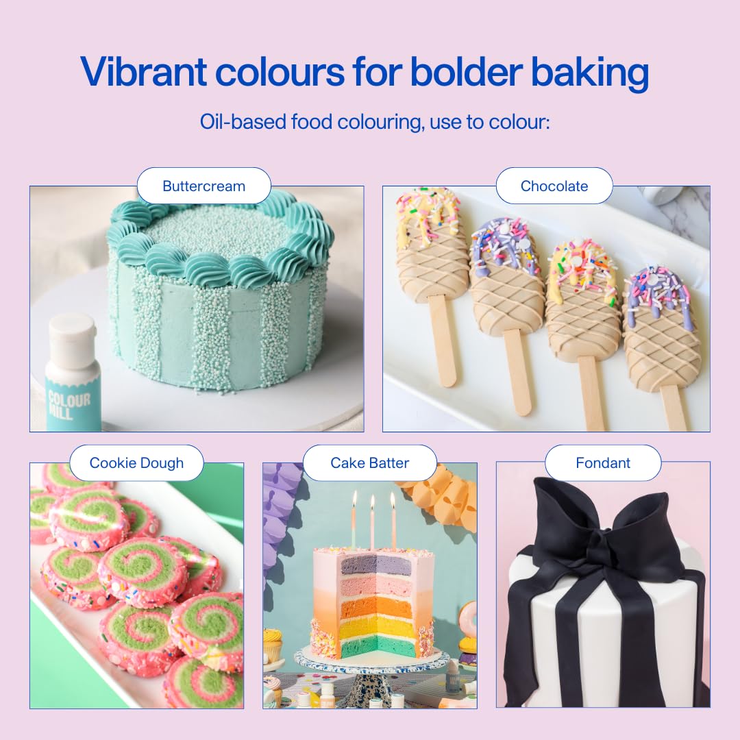 Colour Mill Oil Blend Food Colouring - Vibrant Green | 20ml | Oil-Based 7